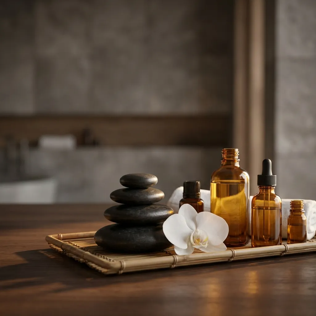 Masaj – sıcak taş ve aromaterapi